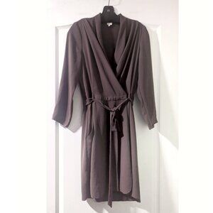 Aritzia Wilfred | Franca Wrap Dress In Brown